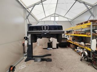 Dodávka 1-sloupového zvedáku GRUBBER 1.25. 👌 Děkujeme do Plzně.